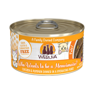 Weruva Who Wants To Be A Meowionaire Chicken & Pumpkin Pate Wet Cat Food