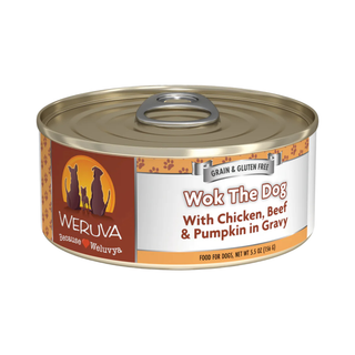 Weruva Wok The Dog Chicken, Beef & Pumpkin Dog Canned