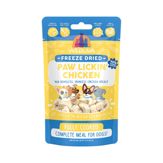 Weruva Paw Lickin' Chicken Freeze Dried Dog Food
