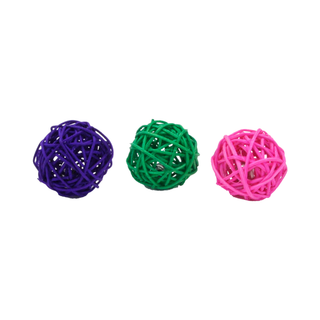 Wicker Ball Cat Toys