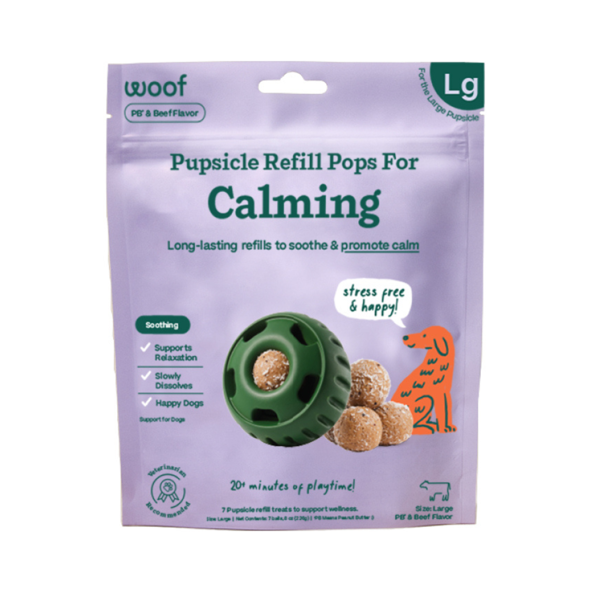 Woof Dog Calming Pops Dog Treats