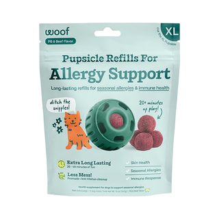 Woof Dog Treat Allergy Support Wellness Pops