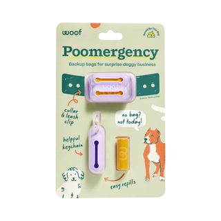 Woof Dog Waste Poomergency Poop Bag