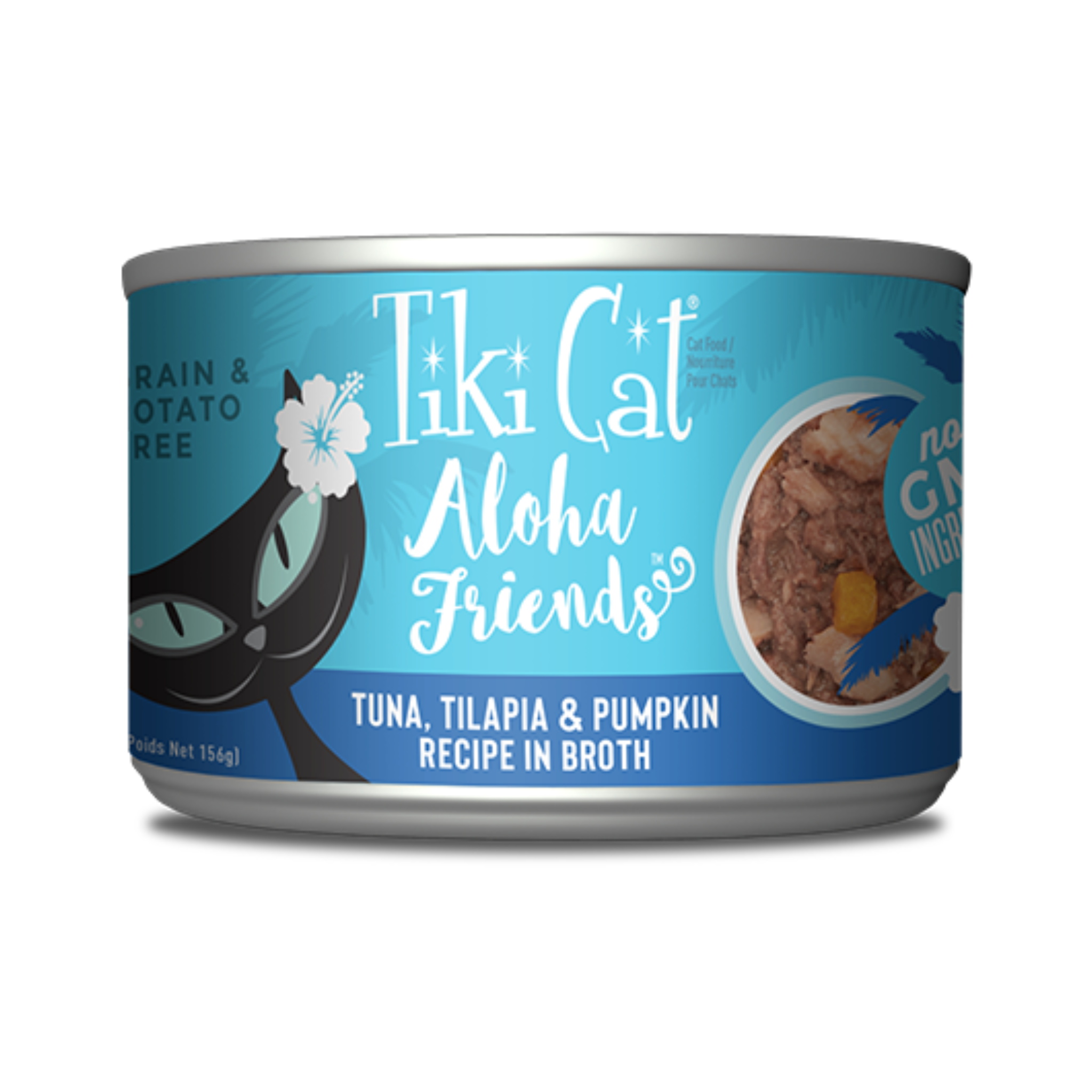 Tiki Aloha Friends Tuna with Tilapia Cat Canned