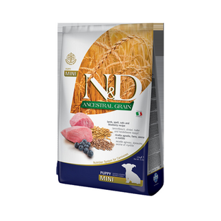 Farmina Ancestral Grain Mini Puppy Lamb & Blueberry Dry Dog Food