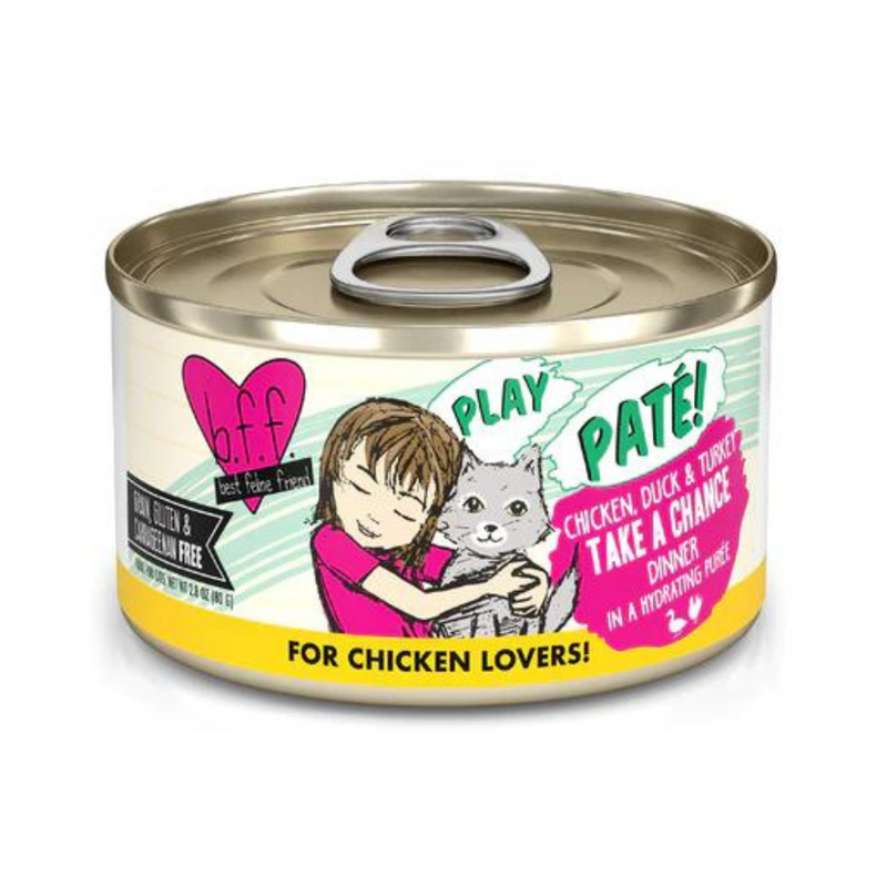 BFF Weruva Take A Chance Chicken, Duck & Turkey Pate Cat Canned