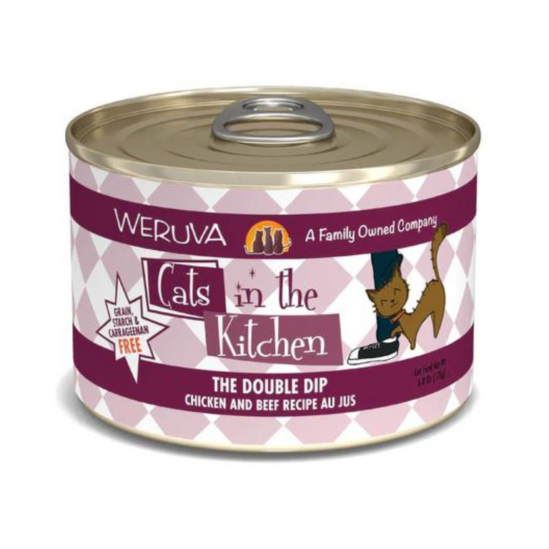 Weruva Cats In The Kitchen The Double Dip Chicken & Beef Cat Canned