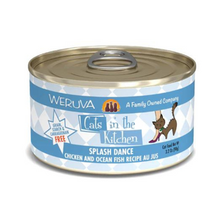 Weruva Cats In The Kitchen Splash Dance Chicken & Ocean Fish Cat Canned
