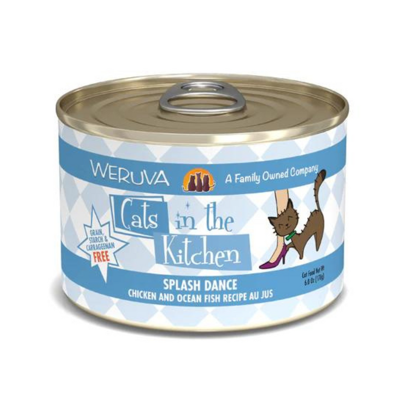 Weruva Cats In The Kitchen Splash Dance Chicken & Ocean Fish Cat Canned