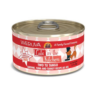 Weruva Cats In The Kitchen Two Tu Tango Sardine, Tuna & Turkey Cat Canned
