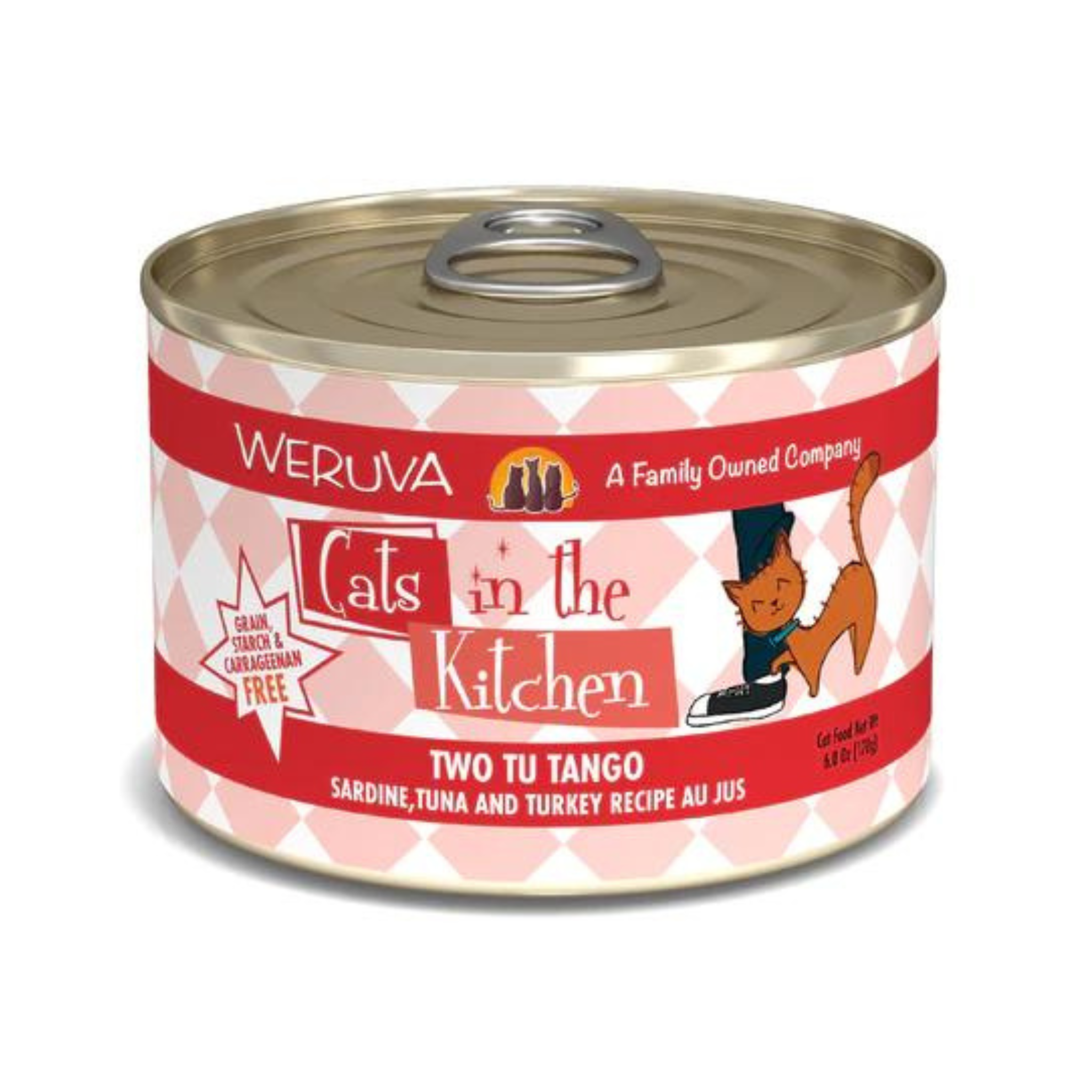Weruva Cats In The Kitchen Two Tu Tango Sardine, Tuna & Turkey Cat Canned