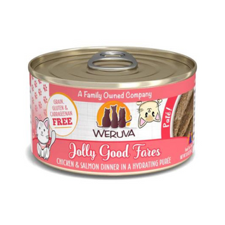 Weruva Jolly Good Fares Chicken & Salmon Pate Cat Canned