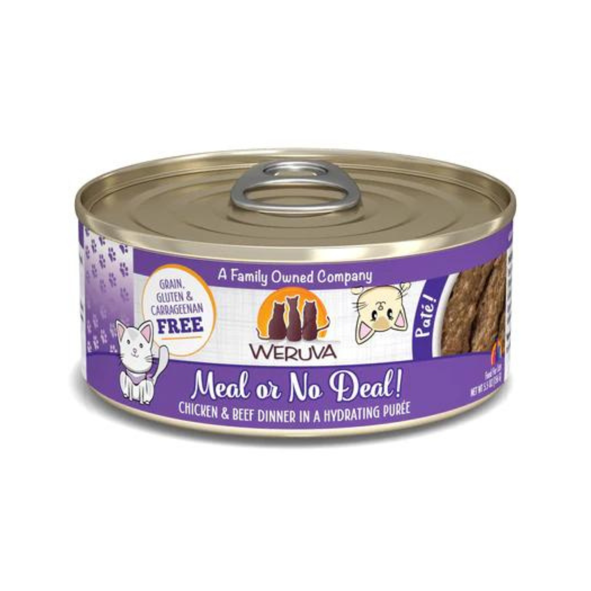 Weruva Meal Or No Deal Chicken & Beef Pate Cat Canned