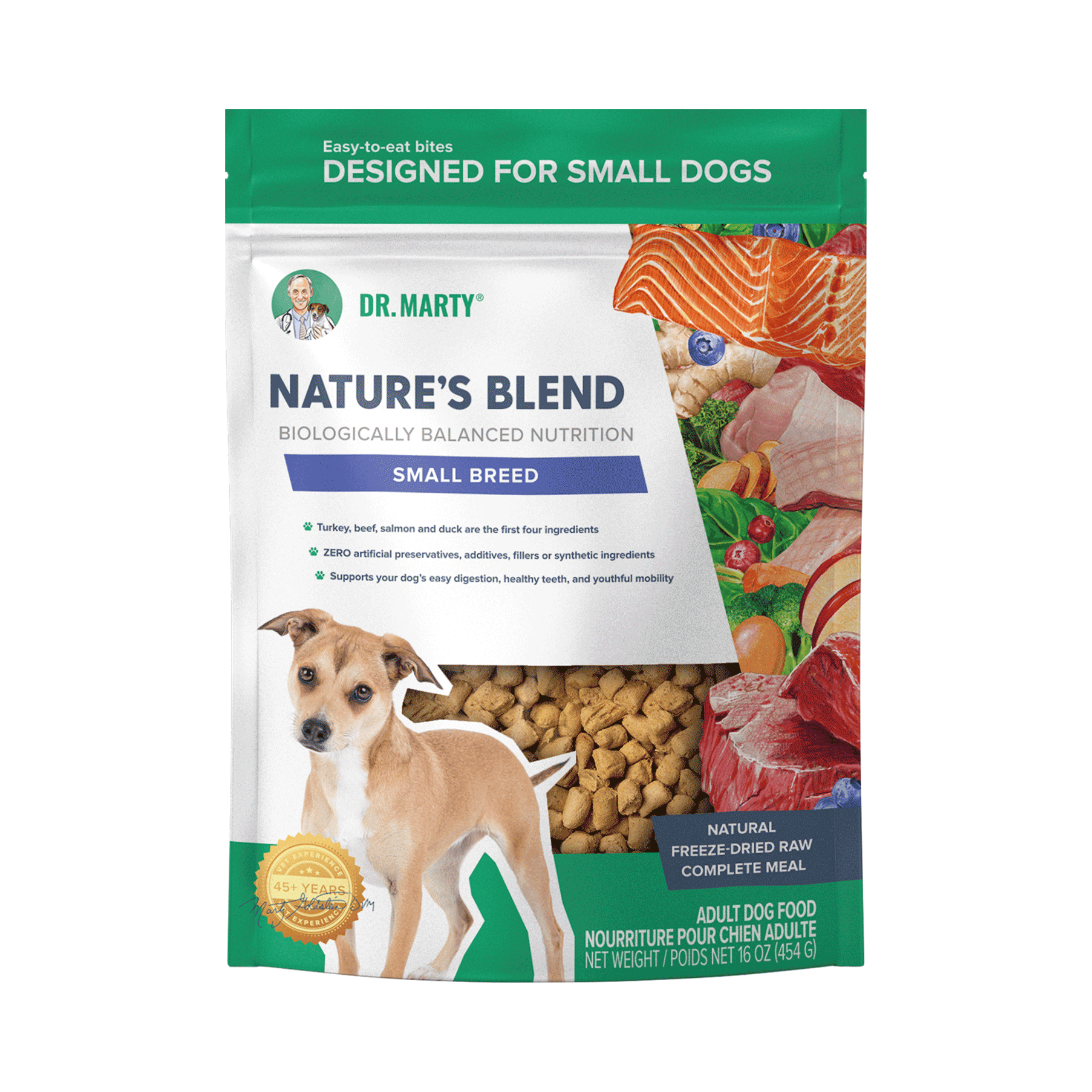 Dr. Marty's Natures Blend Small Breed Freeze Dried Dog Food