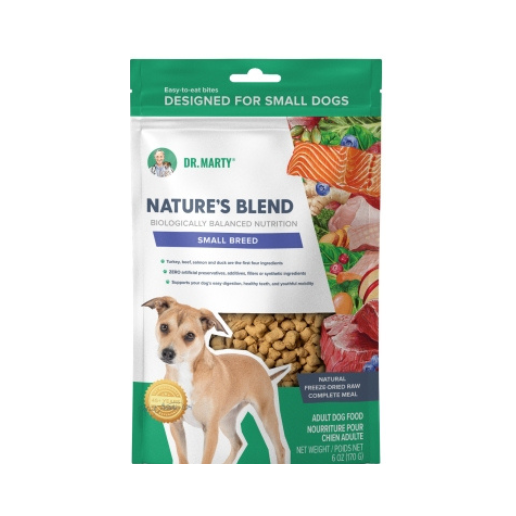 Dr. Marty's Natures Blend Small Breed Freeze Dried Dog Food
