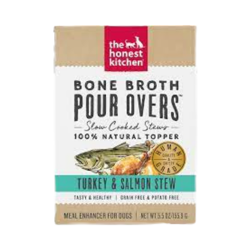 The Honest Kitchen Bone Broth Pour Overs- Turkey & Salmon Stew