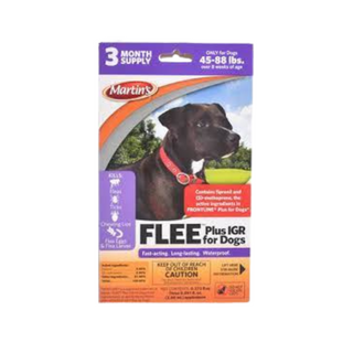 Martin's FLEE Plus IGR for Dogs 45-88lbs.