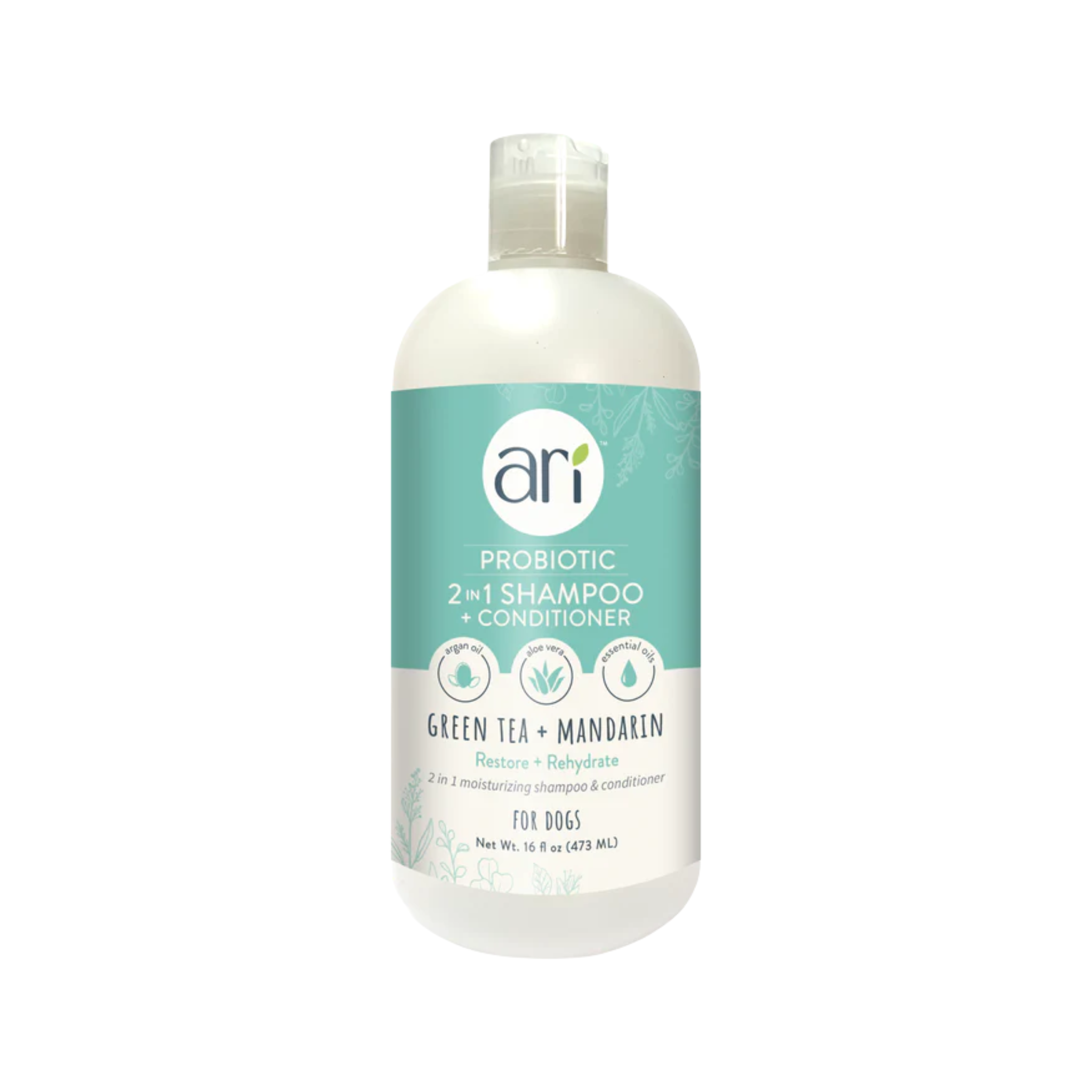 ARI Probiotic Green Tea & Mandarin Restore & Rehydrate 2 In 1 Shampoo & Conditioner