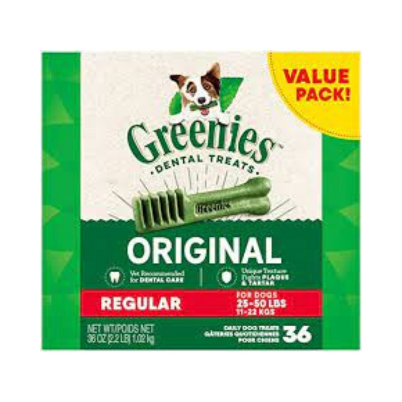 Greenies Dental Dog Treats- Regular