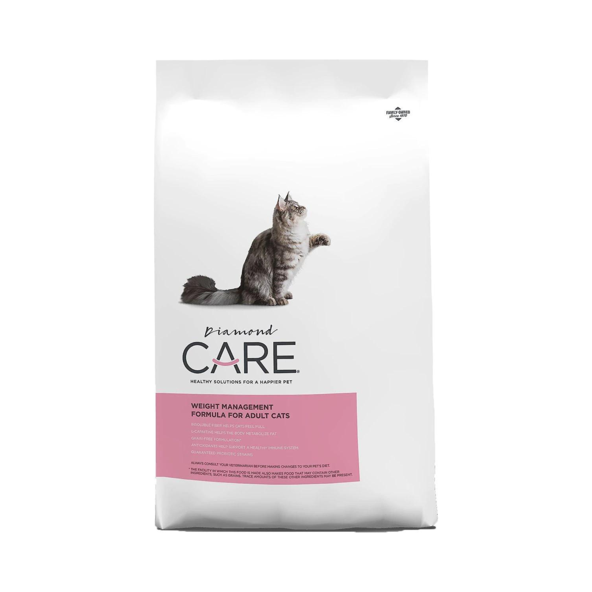 l carnitine in cat food Diamond Care Weight Management Dry Cat Food – Pittsboro Pet Supply