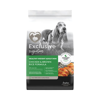Exclusive Healthy Weight Adult Chicken & Brown Rice Dog