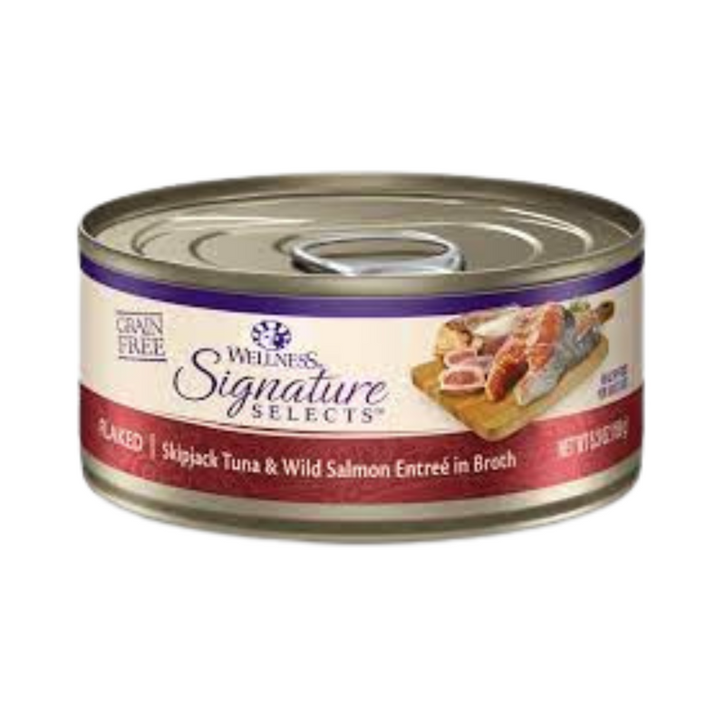 Wellness Signature Skipjack Tuna & Wild Salmon Cat Canned