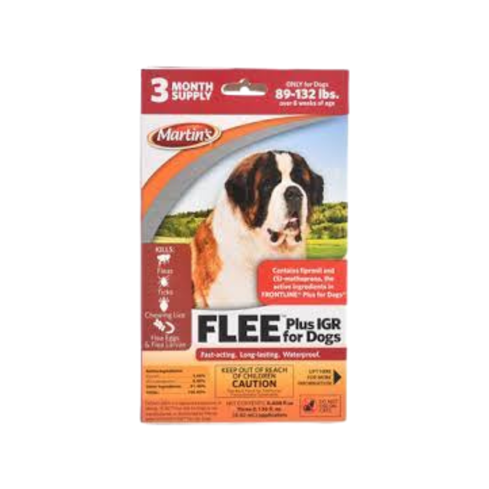 Martin's FLEE Plus IGR for Dogs 89-132lbs.