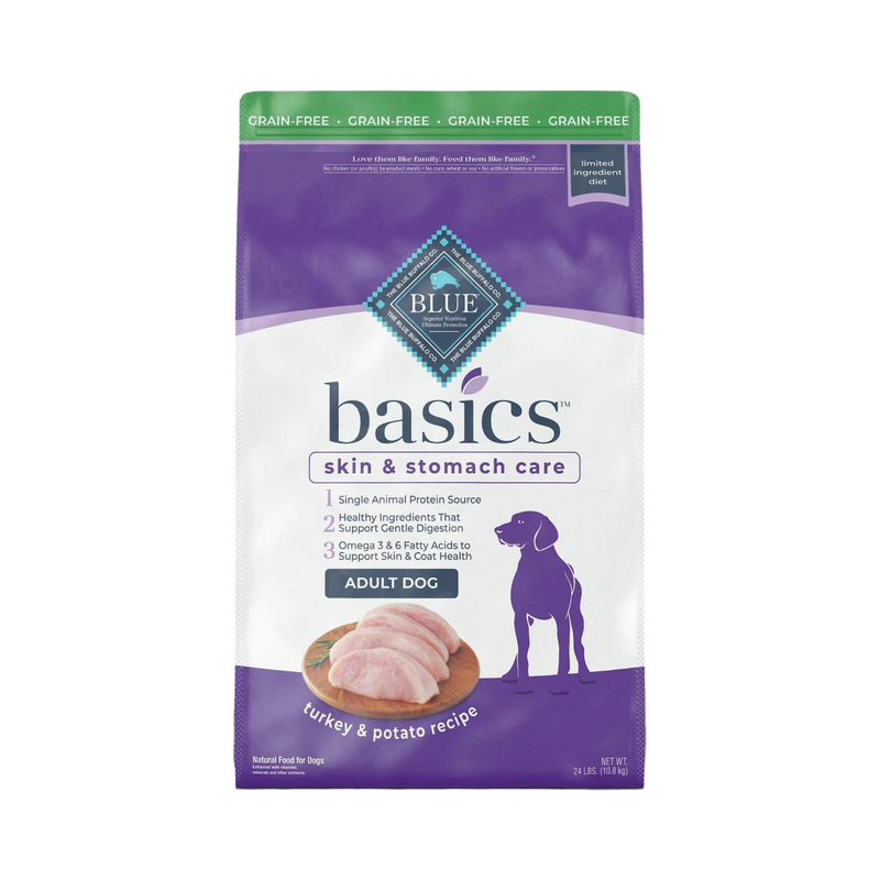 Blue Buffalo Basics Grain Free Adult Turkey and Potato Dog