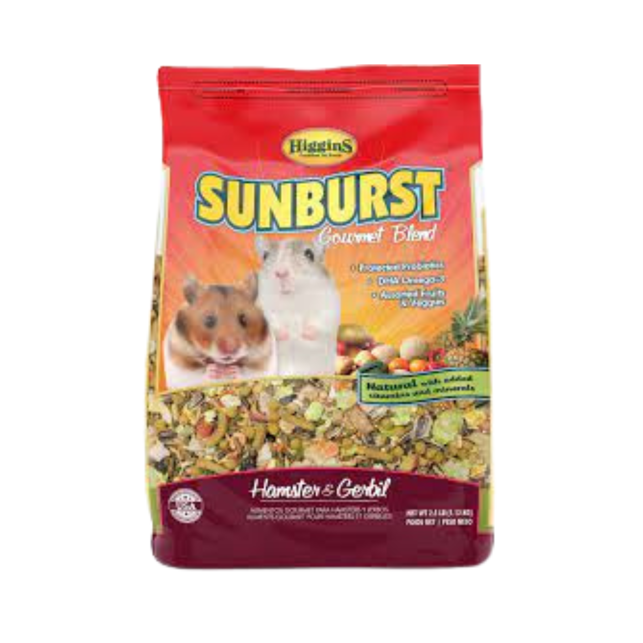 Higgins Sunburst Gourmet Hamster & Gerbil Food