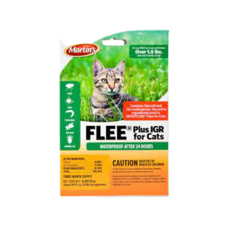 Martin's FLEE Plus IGR for Cats