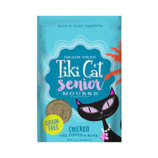 Tiki Senior Velvet Mousse- Chicken & Pumpkin Cat Pouch