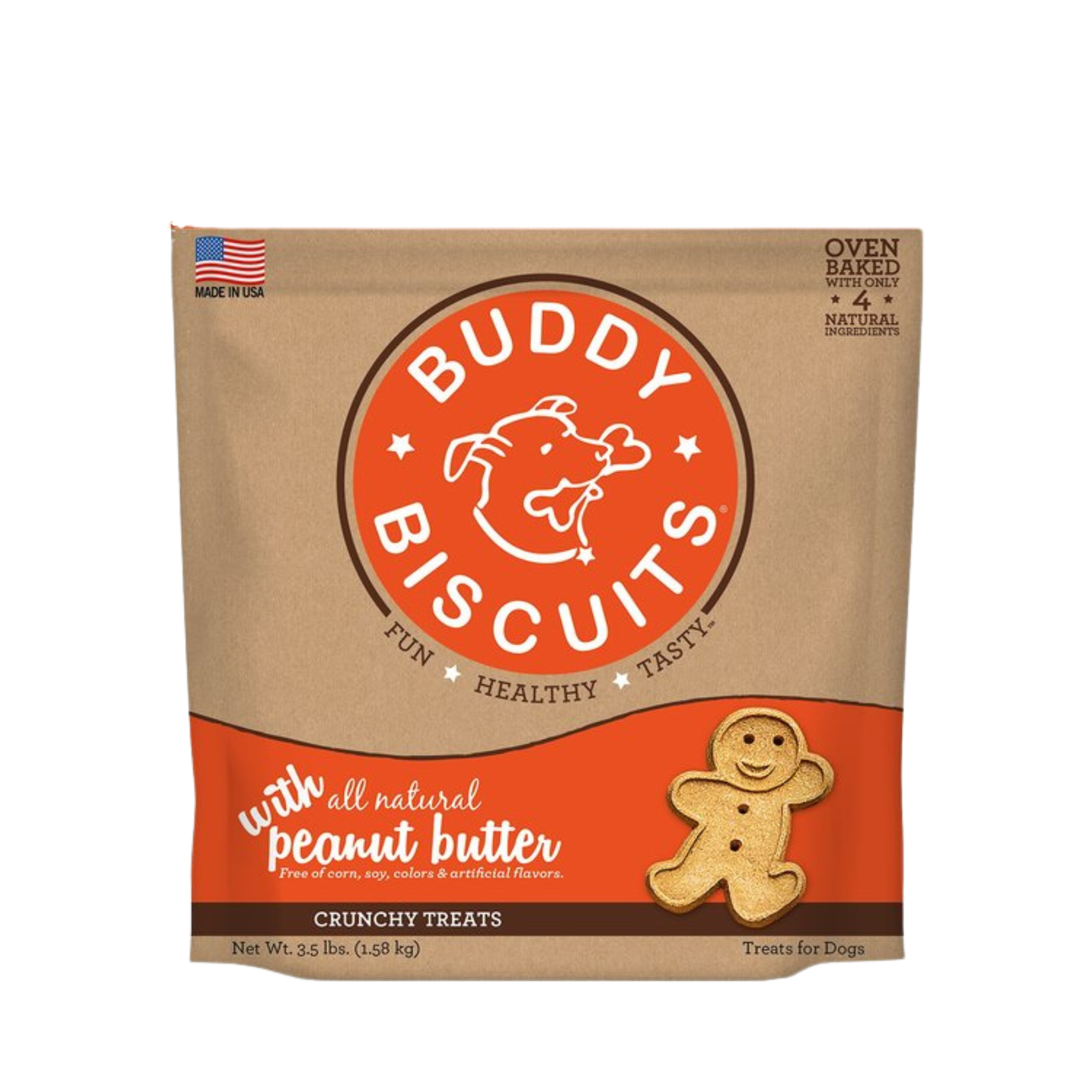 Buddy Biscuits-  Peanut Butter