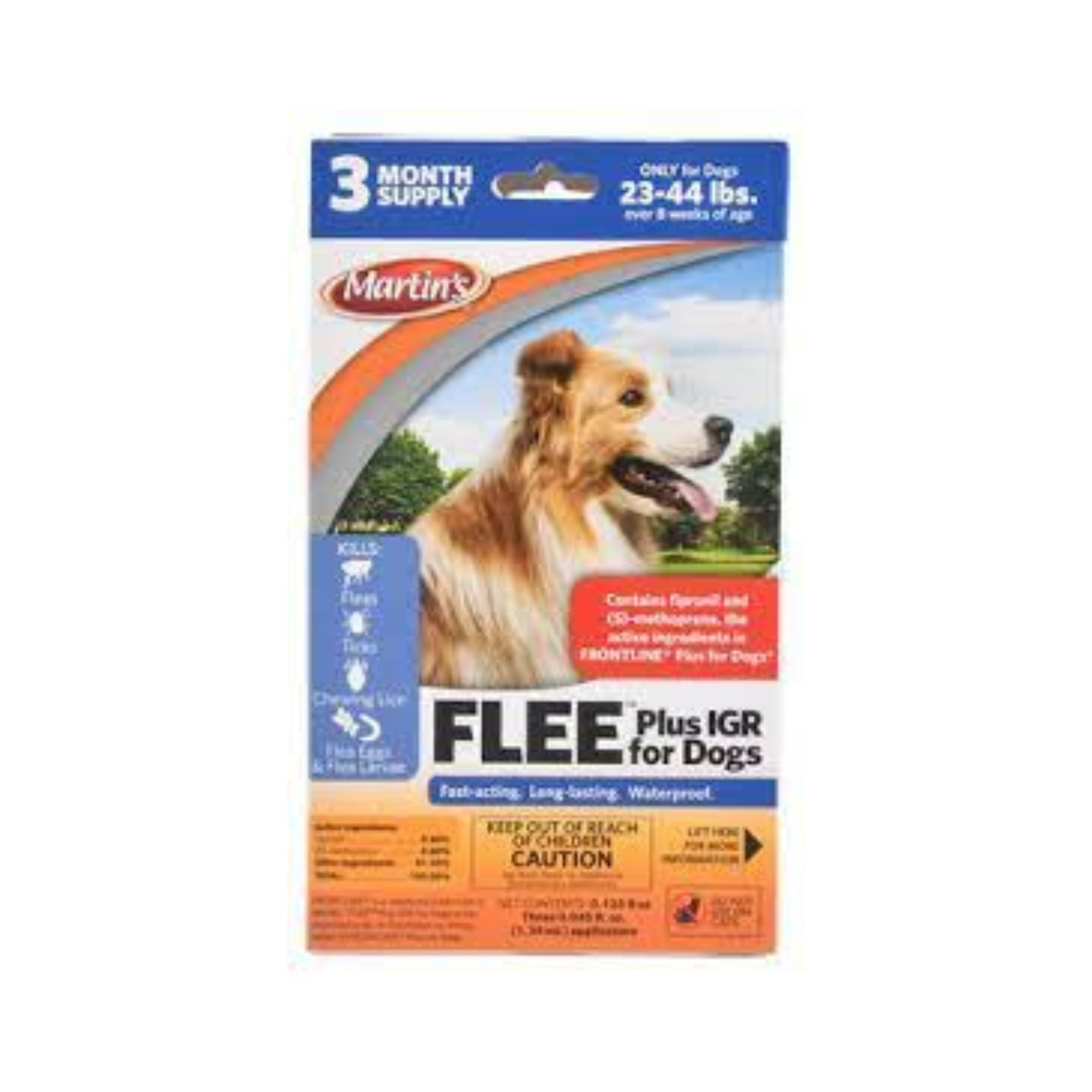 Martin's FLEE Plus IGR for Dogs 23-44lbs.