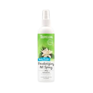 Tropiclean Deodorizing Pet Spray- Baby Powder