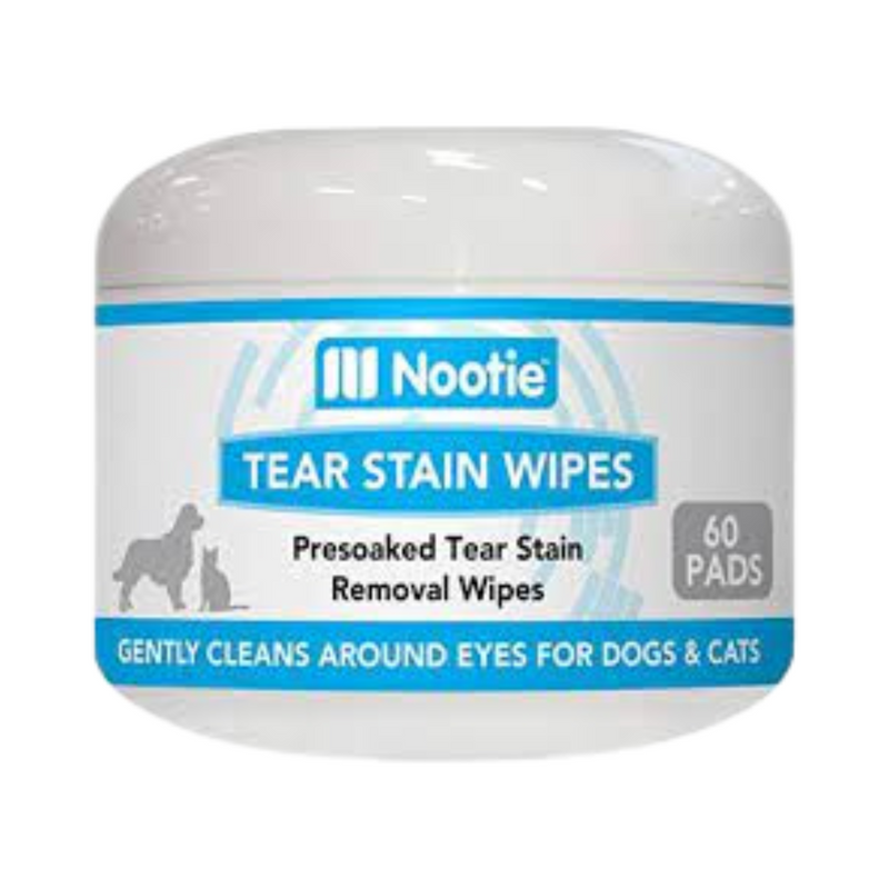 Nootie Tear Stain Wipes for Dogs & Cats 60ct