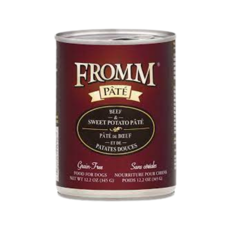 Fromm Beef and Sweet Potato Pate Dog Canned