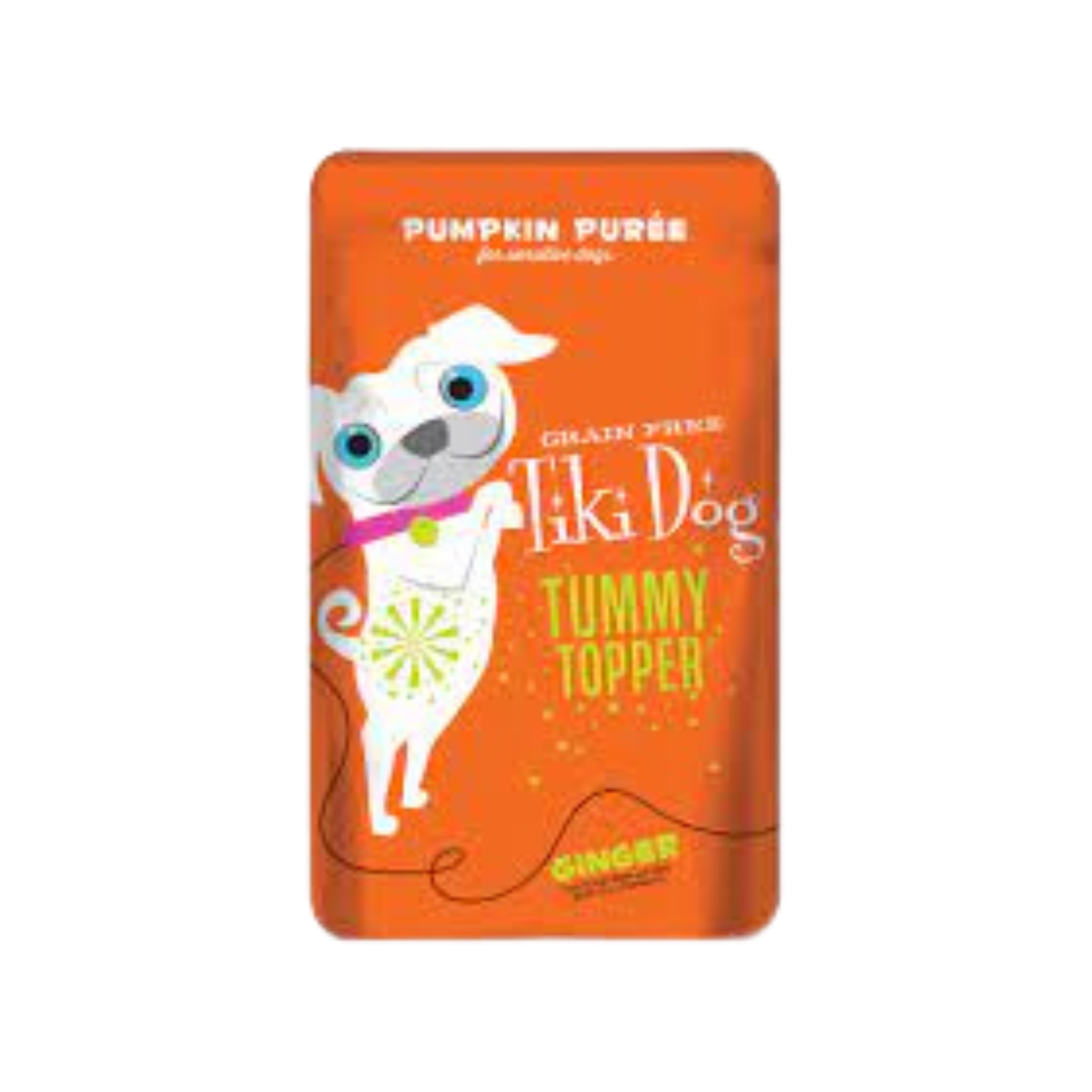 Tiki Dog Tummy Topper Pumpkin Puree Ginger Pouch Pittsboro Pet
