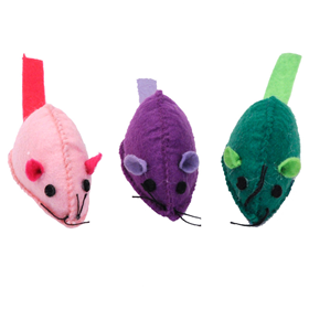 Coastal Cat Turbo Felt Mice Cat Toy